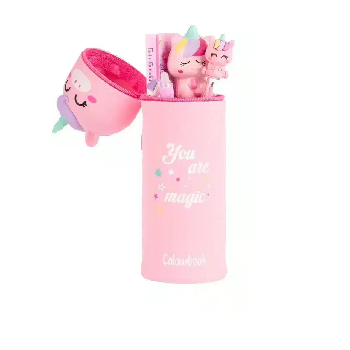 Astuccio portapenne in silicone Unicorn