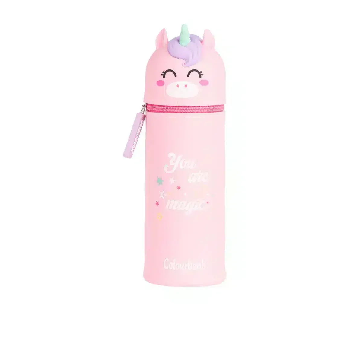 Astuccio portapenne in silicone Unicorn
