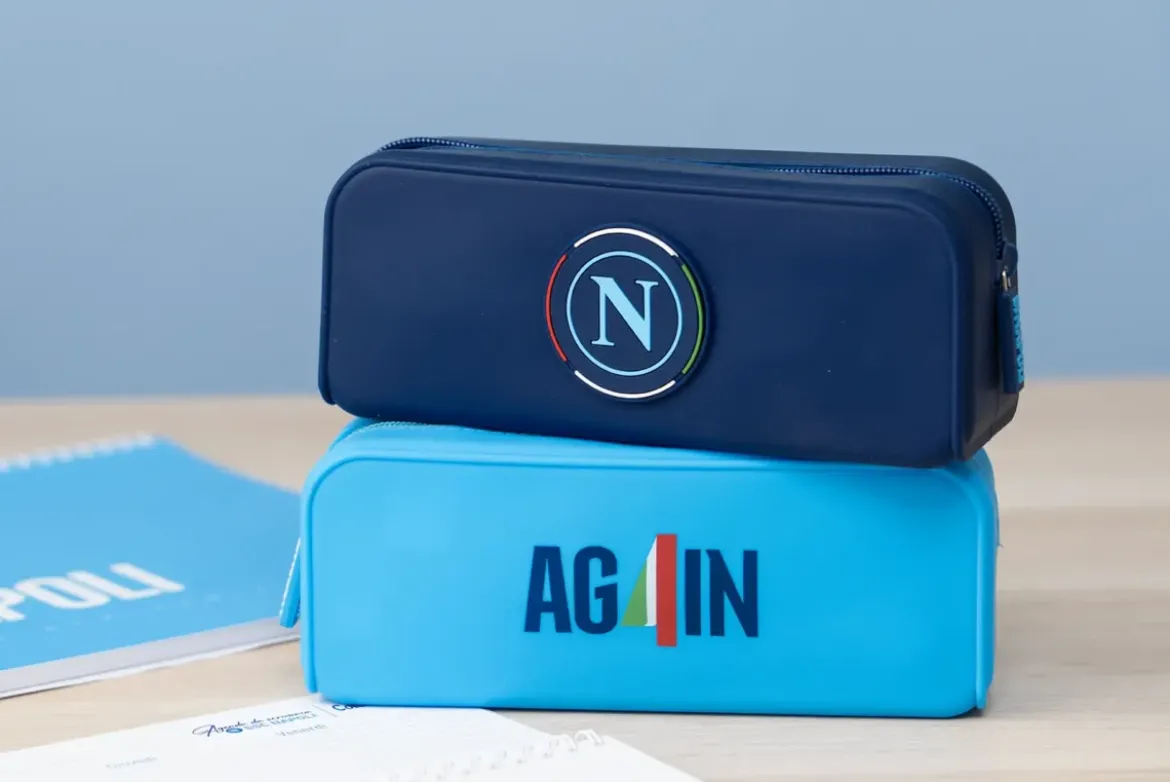 Astuccio portapenne in silicone SSC Napoli Again