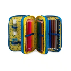 Astuccio 3 zip Bicolor