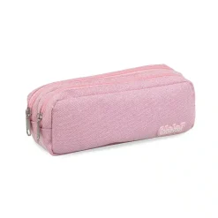Astuccio 2 zip Glitter