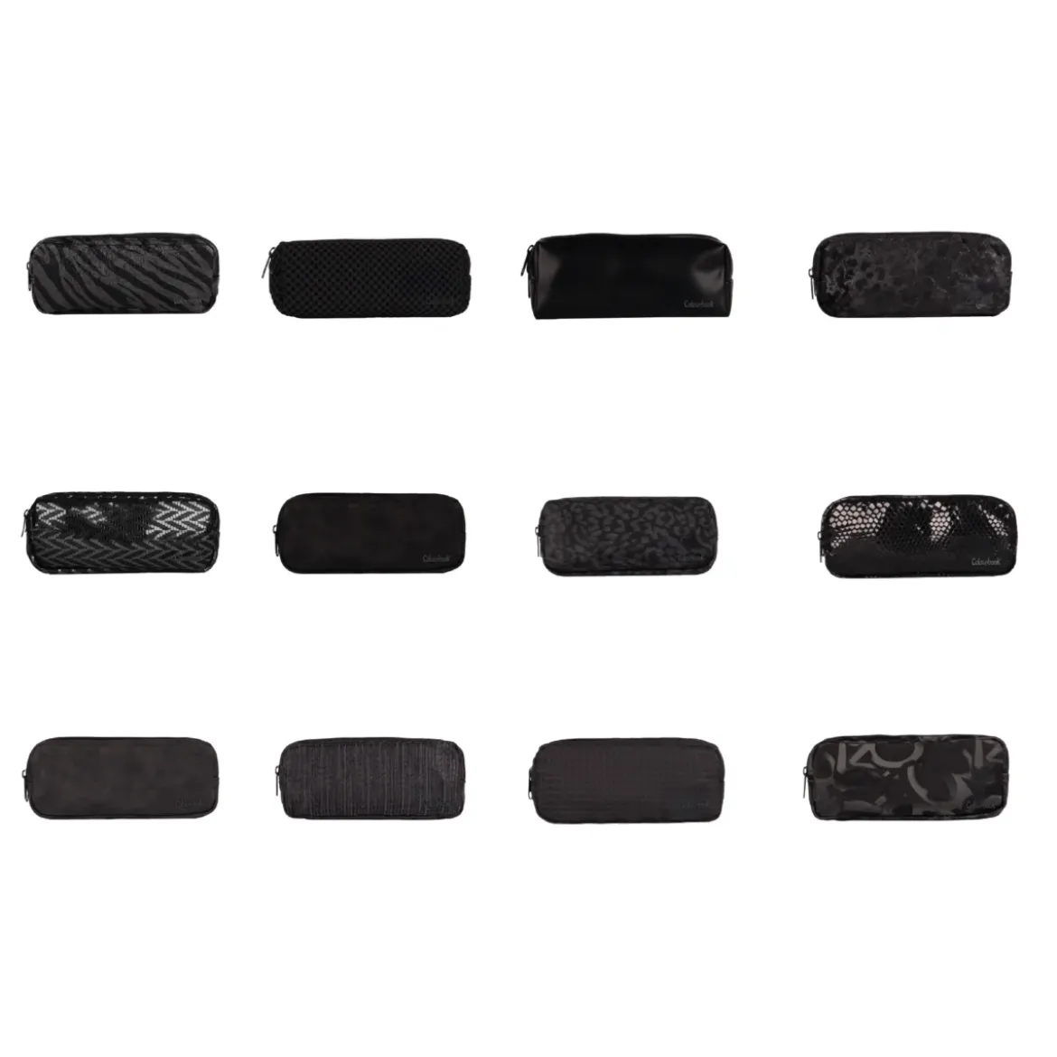 Astuccio 2 zip Nero Assoluto