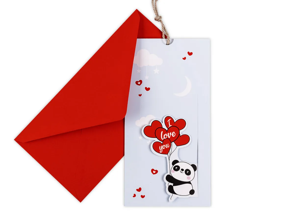 Biglietto augurale a scorrimento – I Love You