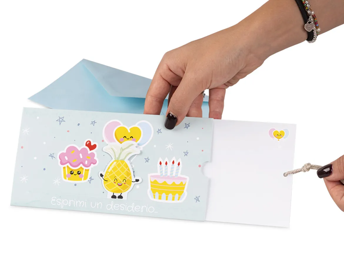 Biglietto augurale a scorrimento – Party