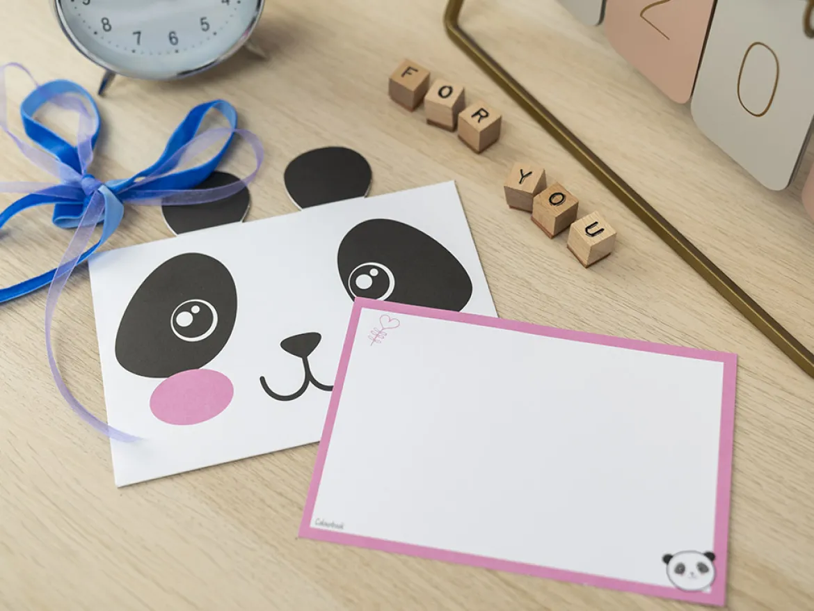 Biglietto augurale Funny – Panda