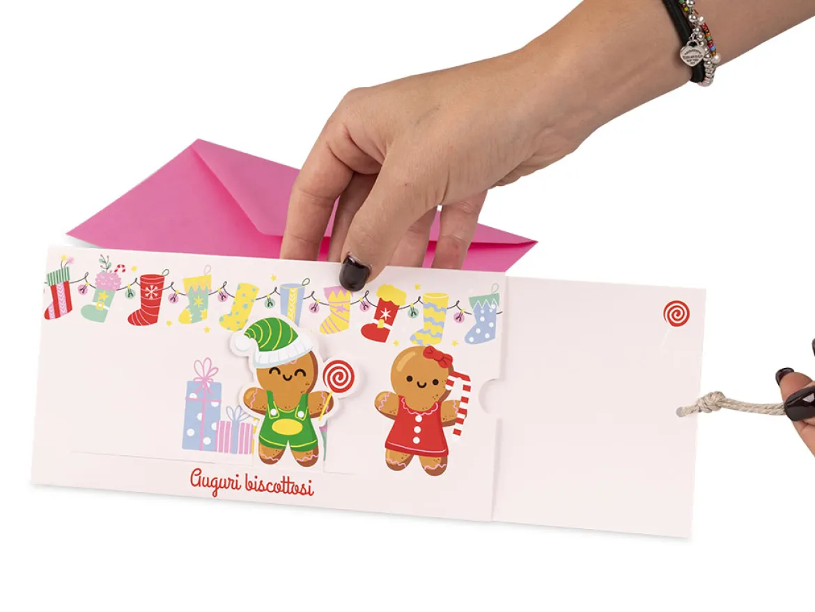 Biglietto di Natale a scorrimento – Auguri Biscottosi
