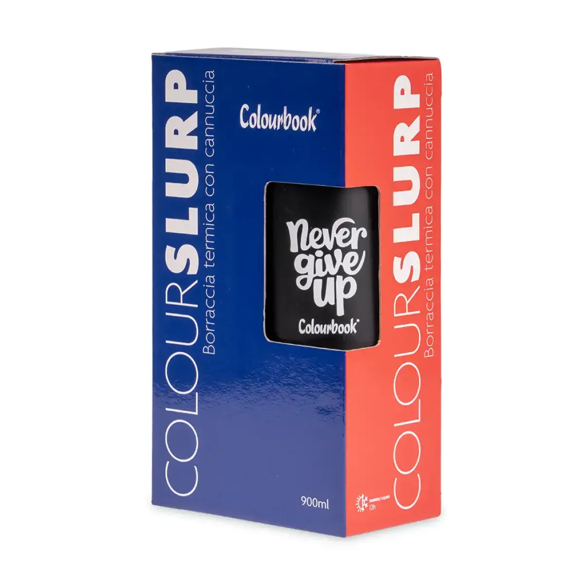 Borraccia termica con cannuccia 900ml Colour Slurp