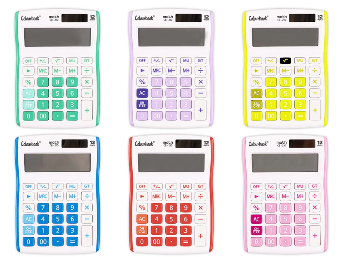 Calcolatrice da tavolo 12 cifre MATH CB-210