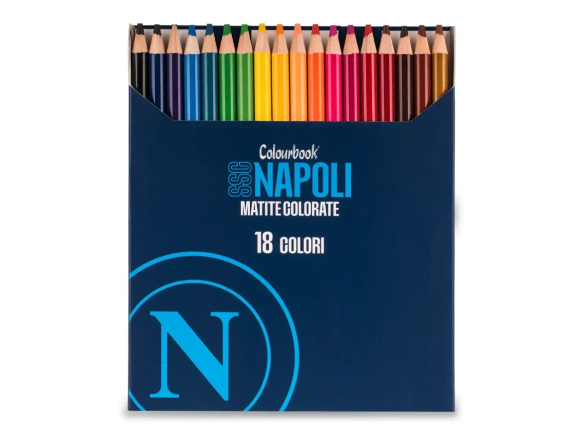 Confezione 18 matite colorate SSC Napoli