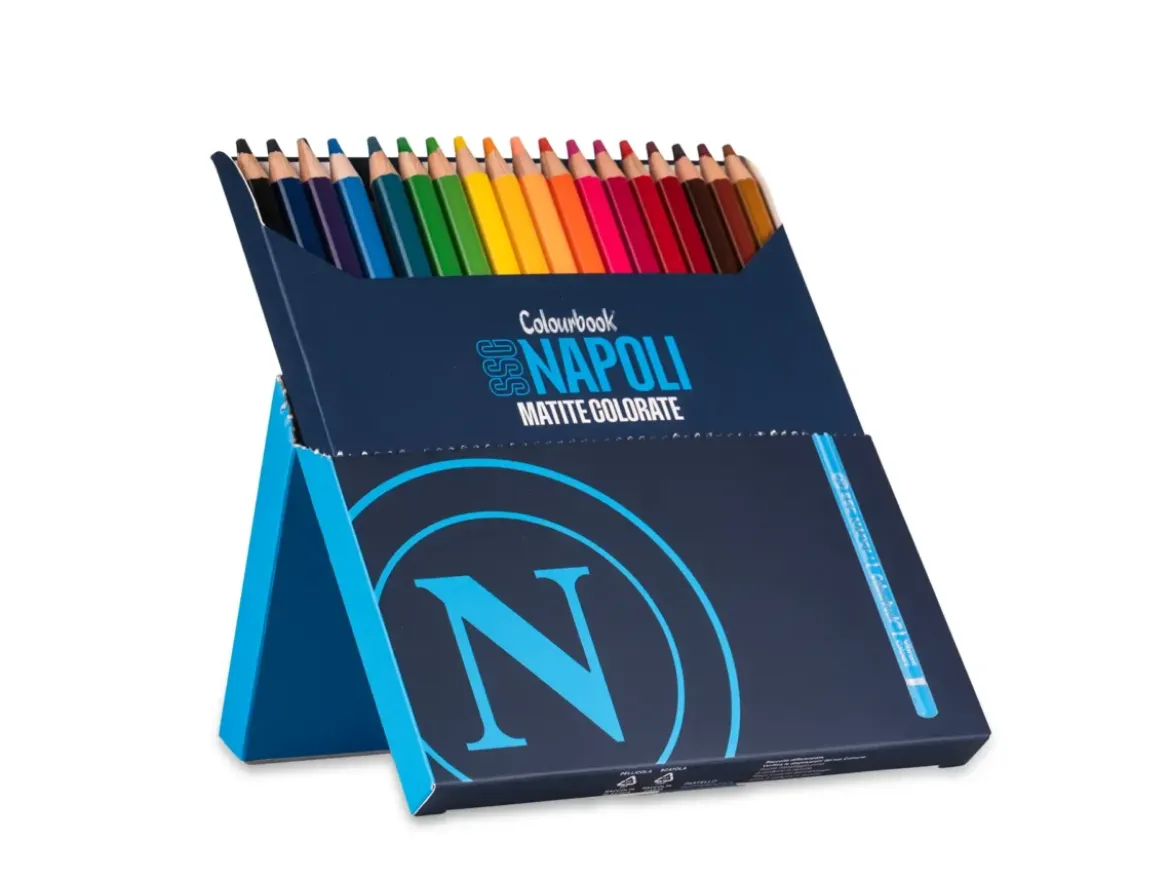 Confezione 18 matite colorate SSC Napoli