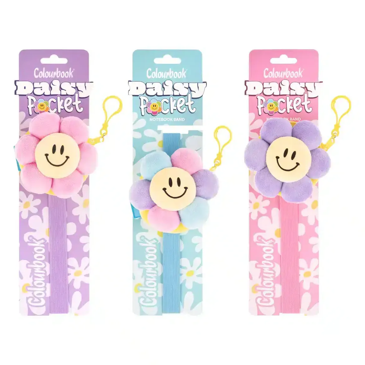 Daisy Pocket: Elastico per quaderni con tasca portaoggetti
