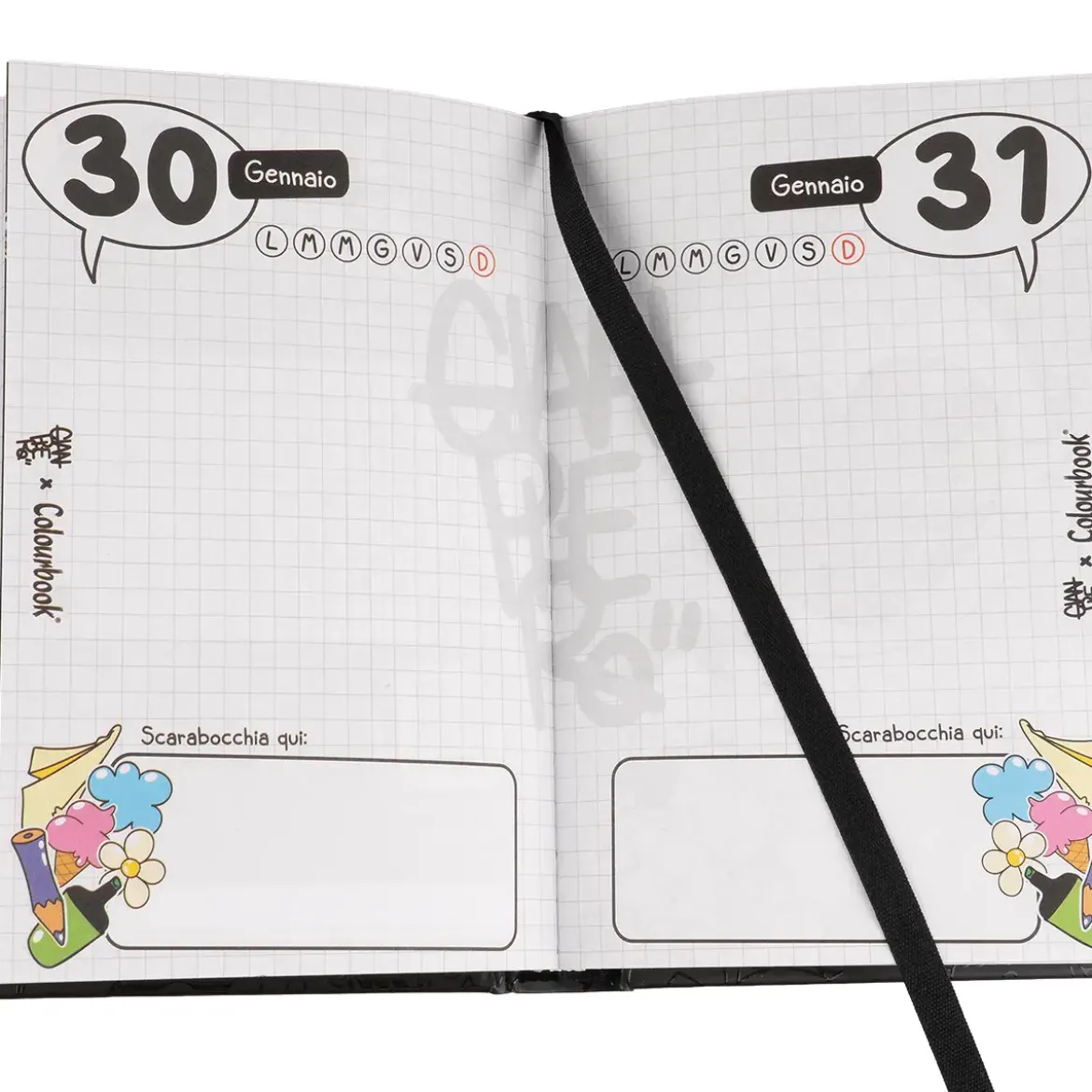 Diario scuola Gianpiero x Colourbook 2026-27 – non datato 12 mesi