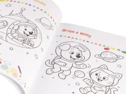 Libro da colorare per bambini Spazio