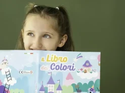 Libro da colorare per bambini Castello