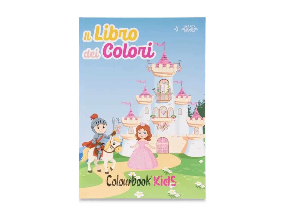 Libro da colorare per bambini Castello