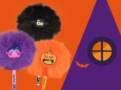 Penna gel cancellabile Puff Halloween