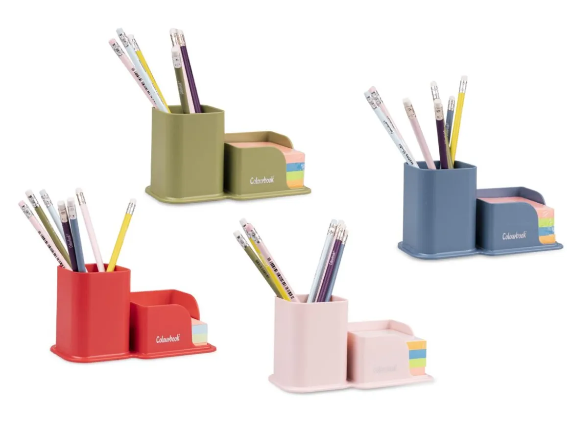 Portapenne con block notes – Bloom