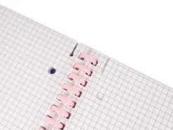 Quaderno A4 Bicolor con spirale Rigo 5mm – Quadretti scuole medie e superiori