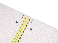 Quaderno A6 Bicolor con spirale Rigo 5mm – Quadretti scuole medie e superiori