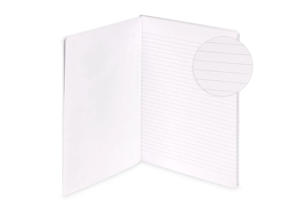 Quaderno A5 brossurato Fluo – Righe medie e superiori