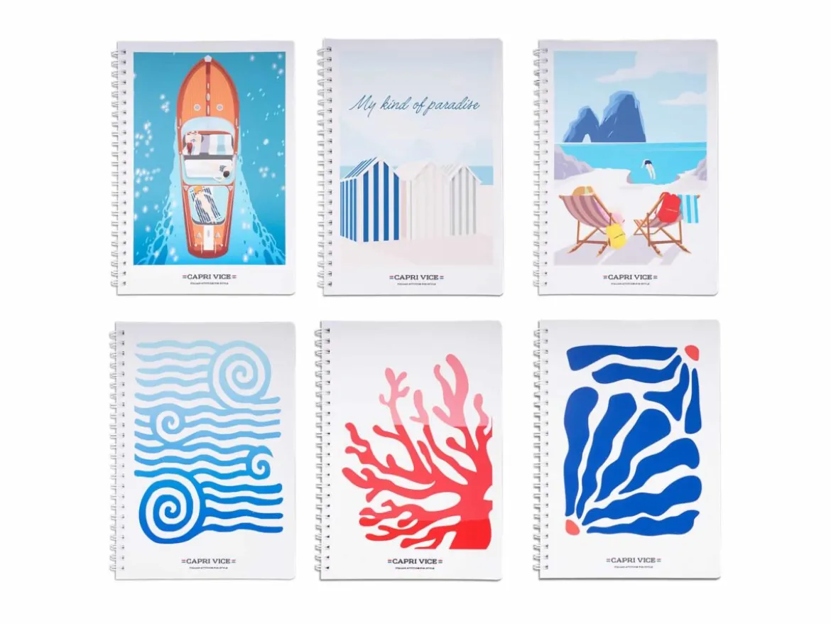Quaderno A5 con spirale – Capri Vice