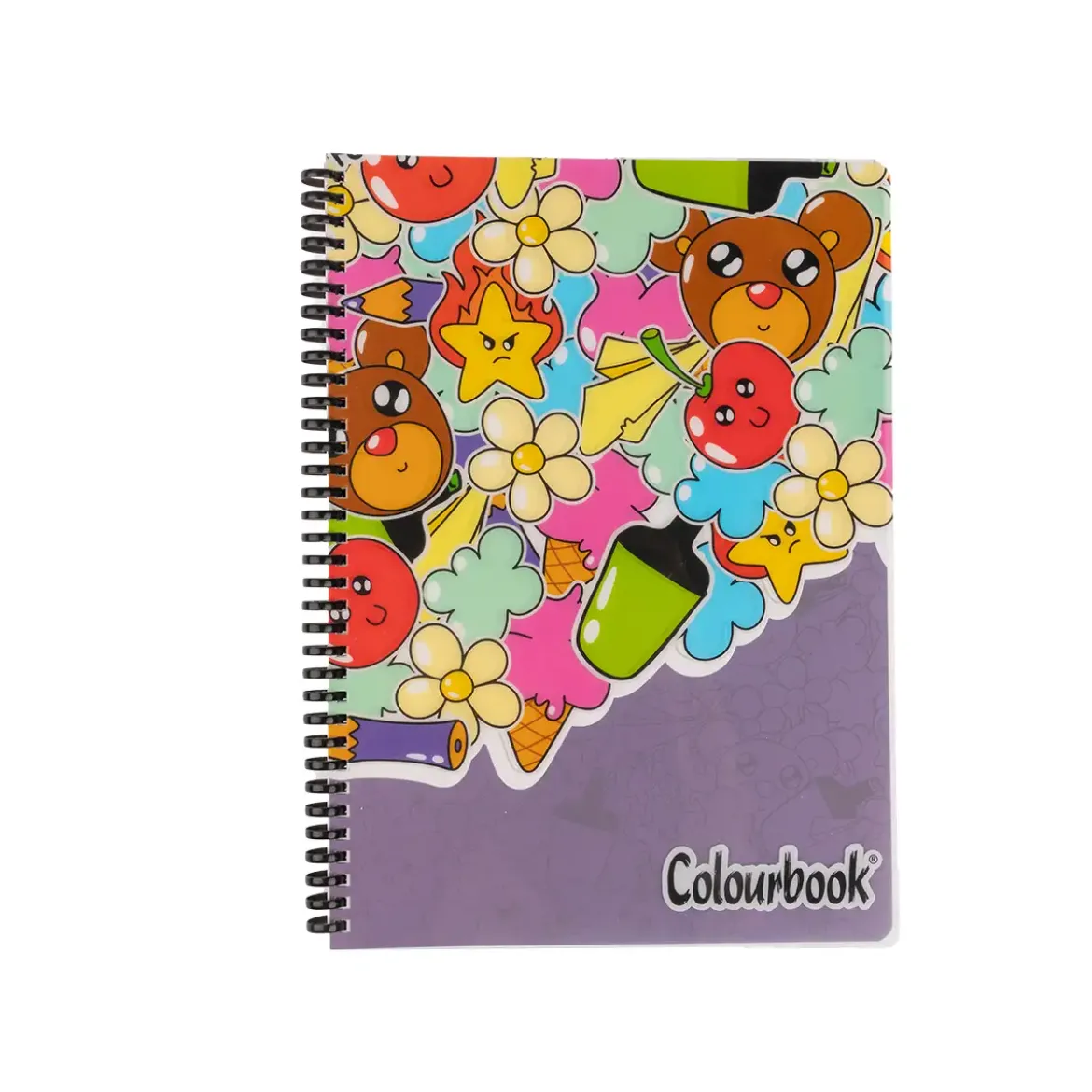 Quaderno A4 Gianpiero x Colourbook – Rilegatura con spirale morbida