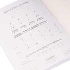 Quaderno A4 pentagrammato Music Tastes