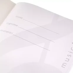 Quaderno A4 pentagrammato Music Tastes