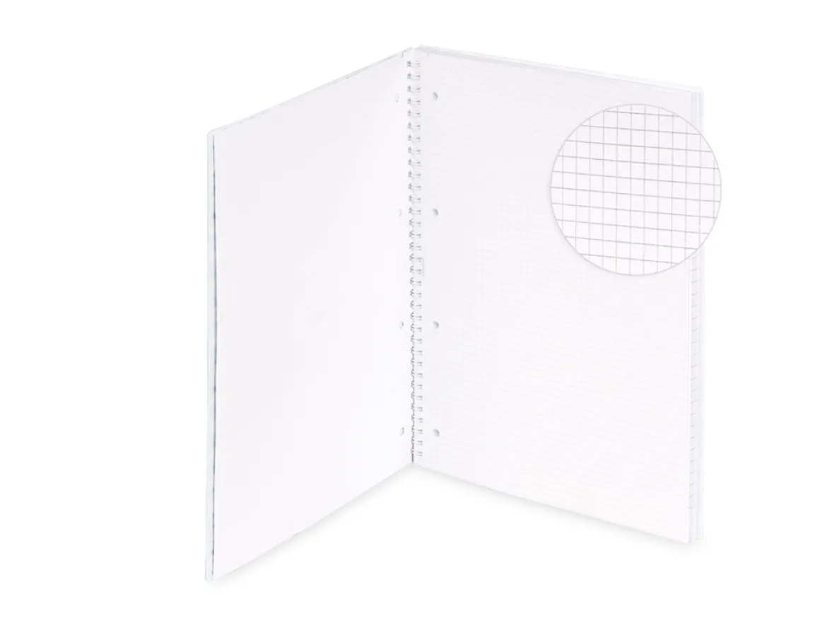 Quaderno a spirale A4 AciDaisy – Quadretti 5 millimetri