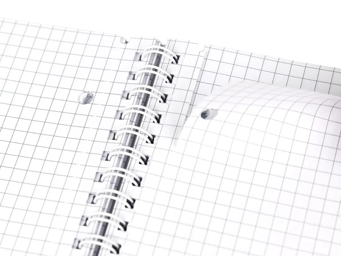 Quaderno a spirale A4 AciDaisy – Quadretti 5 millimetri