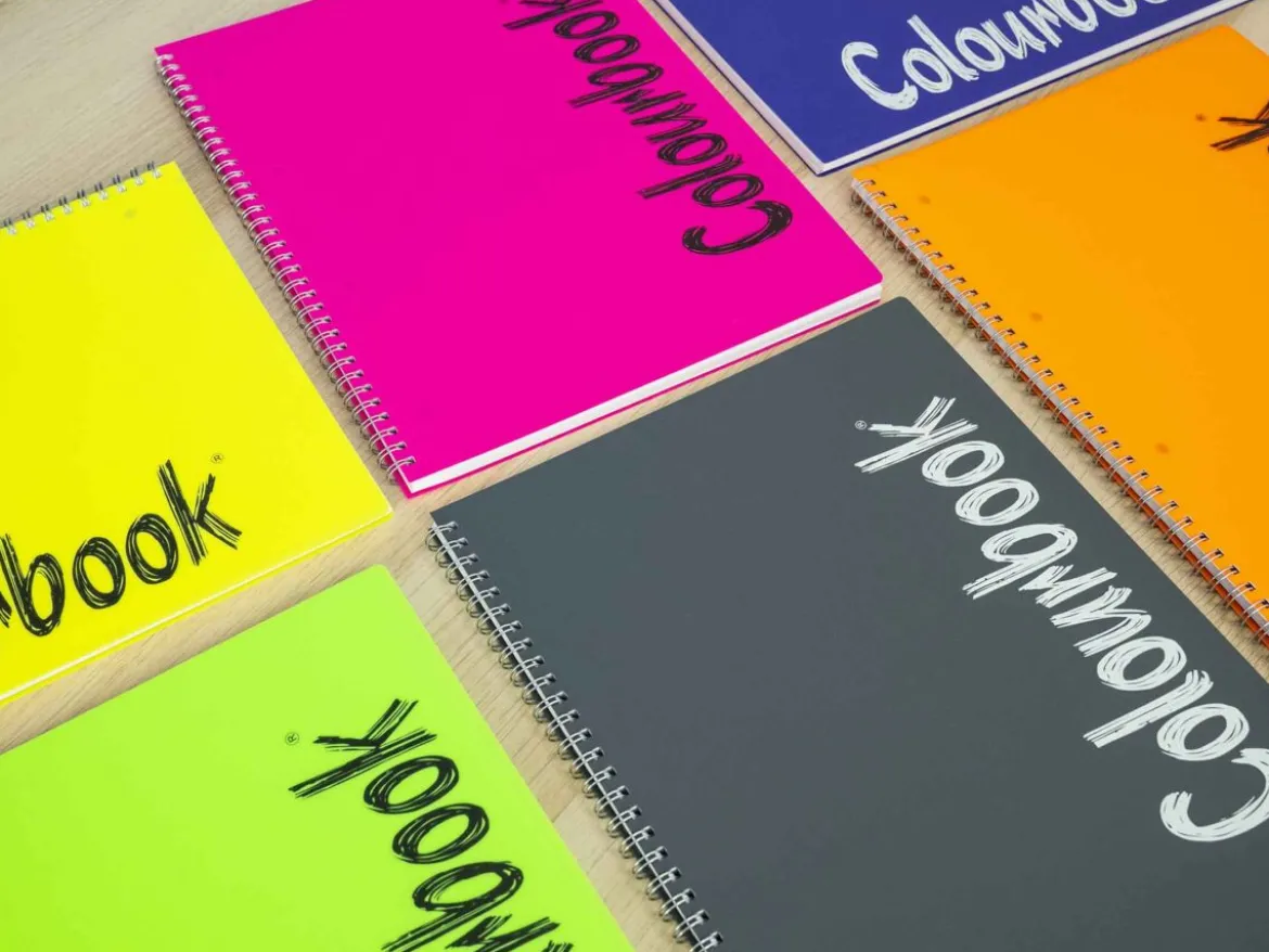 Quaderno a spirale A4 Fluo – Foglio bianco