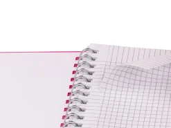 Quaderno a spirale A4 Fluo – Quadretti piccoli con margine