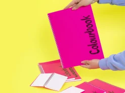 Quaderno a spirale A4 Fluo – Quadretti 4 millimetri