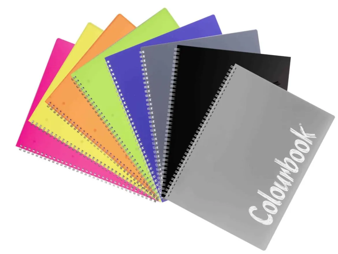 Quaderno a spirale A4 Fluo – Righe medie e superiori