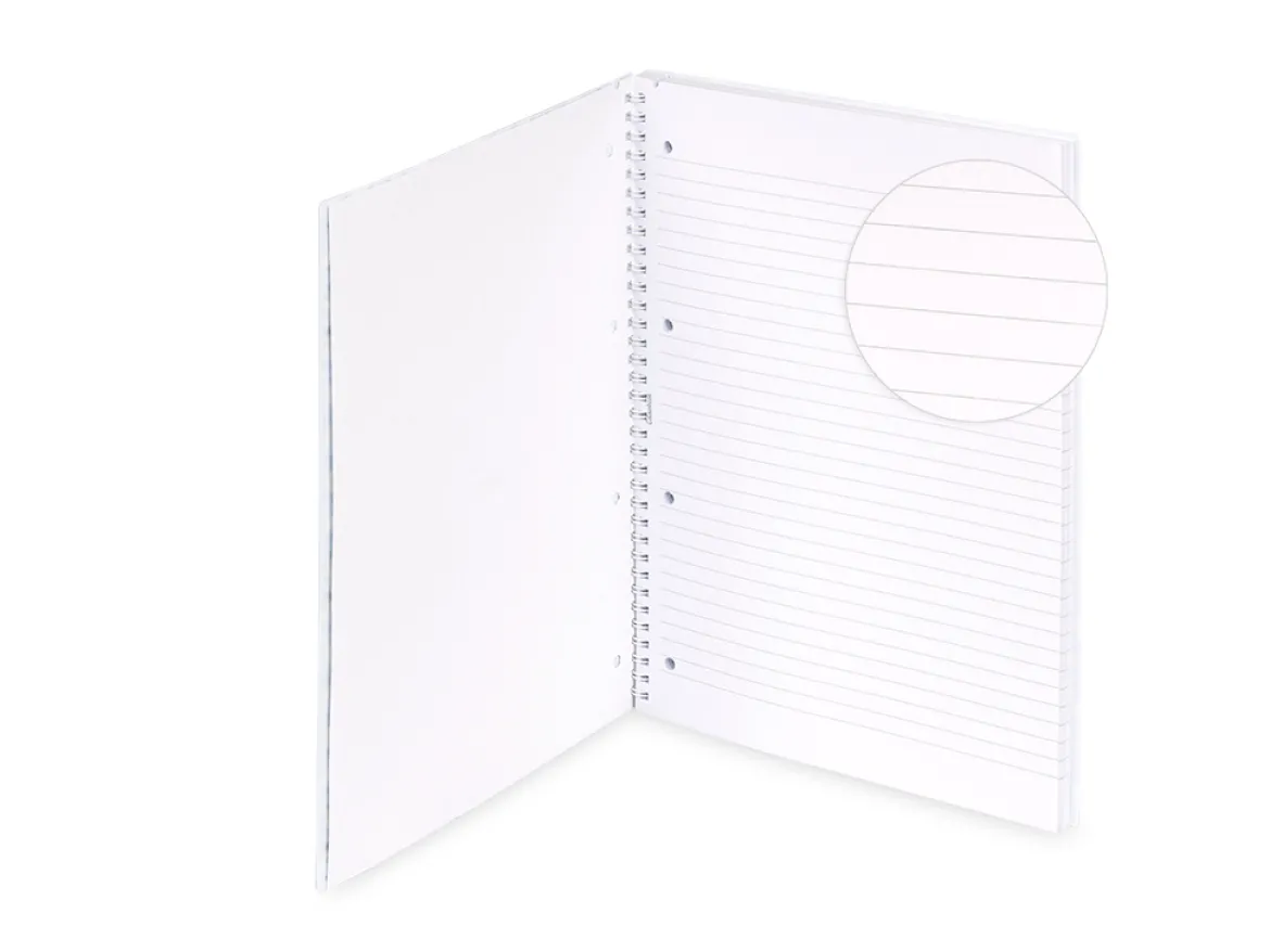 Quaderno a spirale A4 Fluo – Righe medie e superiori