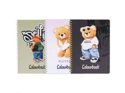 Quaderno a spirale A5 Funny and Bears – Righe scuole medie e superiori
