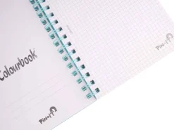 Quaderno a spirale A6 Pin It – Quadretti 5 millimetri senza margine +4 pin omaggio