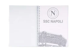 Quaderno a spirale A5 SSC Napoli – Quadretti 5 millimetri