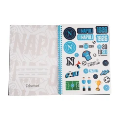 Quaderno A4 SSC Napoli – Rilegatura con spirale morbida