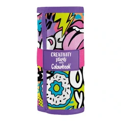 Rotolo portapastelli Urban Wave – 24 matite colorate