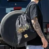 Sacca con coulisse Geolier Black Rubber