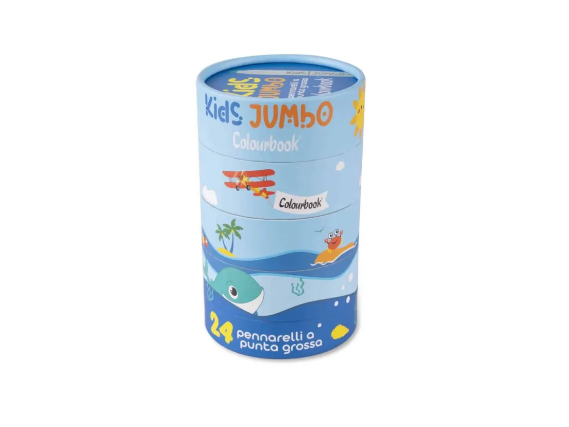 Scatola 24 pennarelli punta grossa – Kids Jumbo