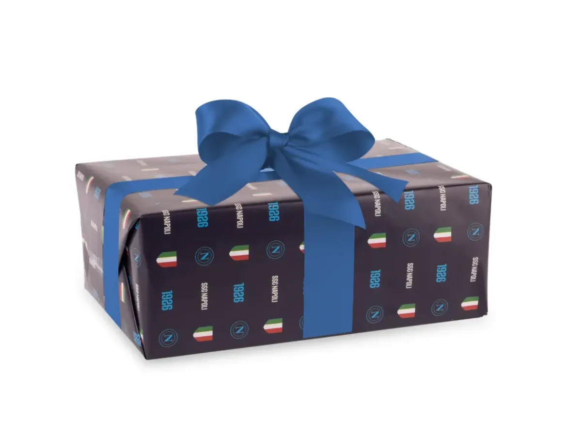 Set 4 fogli carta regalo SSC Napoli