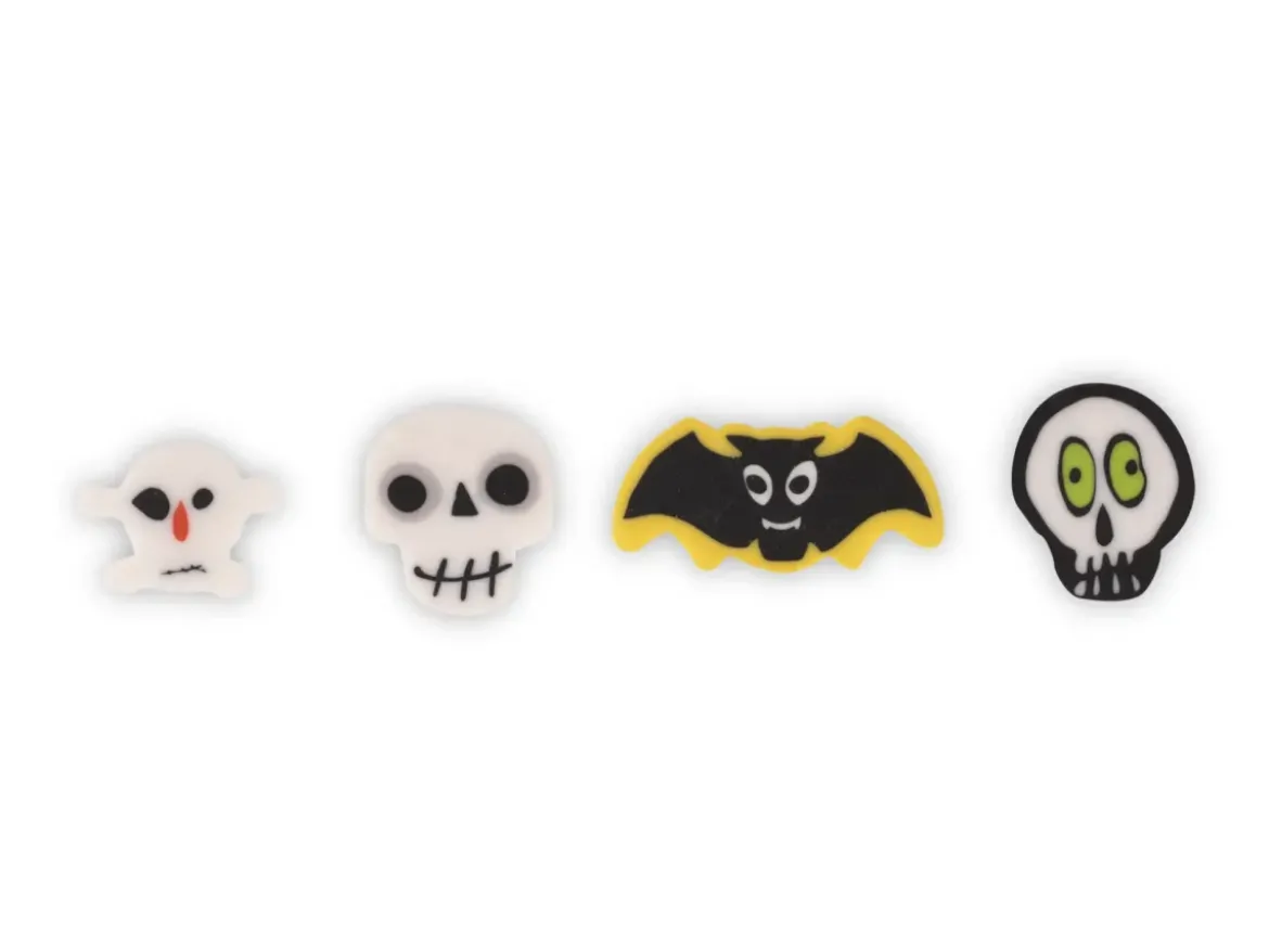Set gomme per cancellare Halloween in provetta