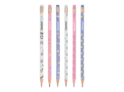 Set 6 matite HB con gomma Abstract