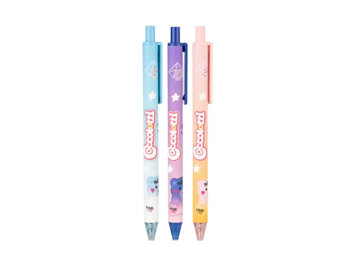 Set 3 penne a sfera Coccolotti Love&Tell