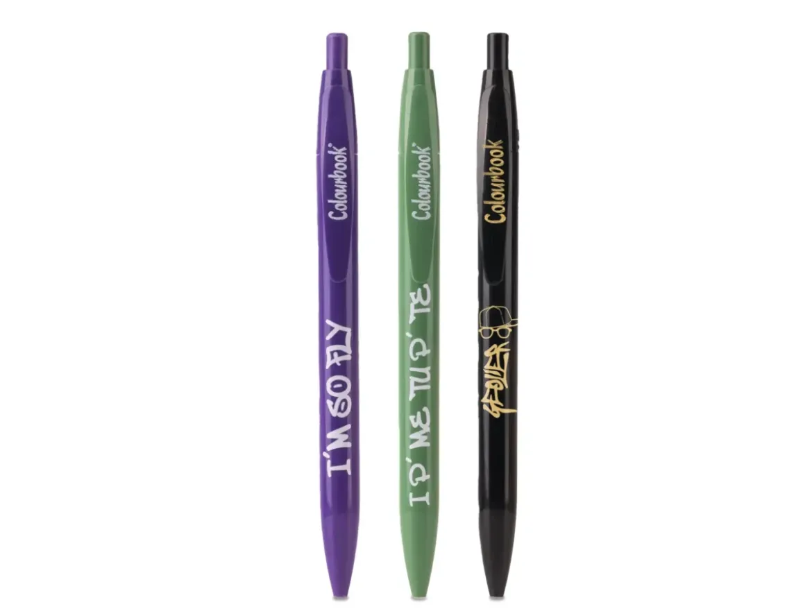 Set 3 penne a sfera Geolier