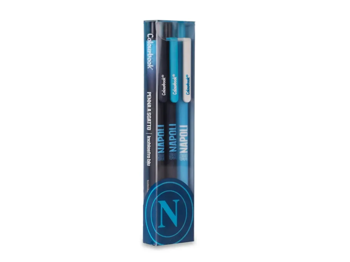 Set 3 penne a sfera SSC Napoli