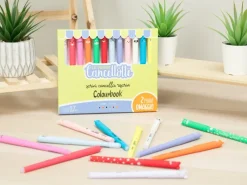 Set 2 penne Cancellotte inchiostro nero +2 refill omaggio