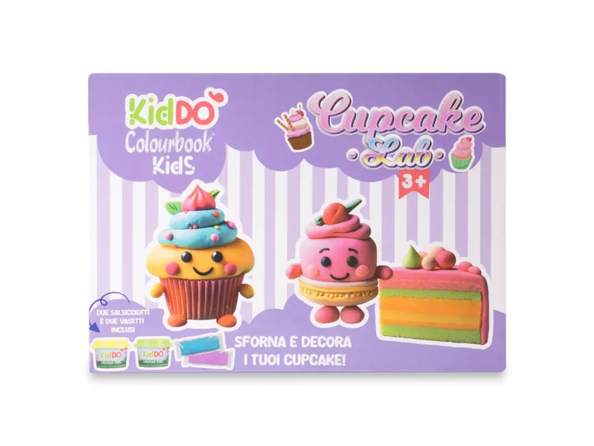 Set plastilina KidDÒ Cupcake Lab